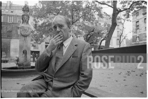 1975 or 1976, Cologne, Germany --- Writer Heinrich Boll  ©Sophie Bassouls/Leemage/Rosebud2