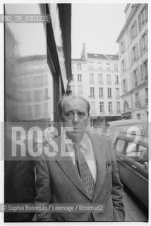 1975 or 1976, Cologne, Germany --- Writer Heinrich Boll  ©Sophie Bassouls/Leemage/Rosebud2