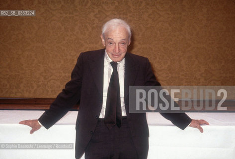 28 Sep 1982, Chicago, Illinois, USA --- Writer Saul Bellow  ©Sophie Bassouls/Leemage/Rosebud2