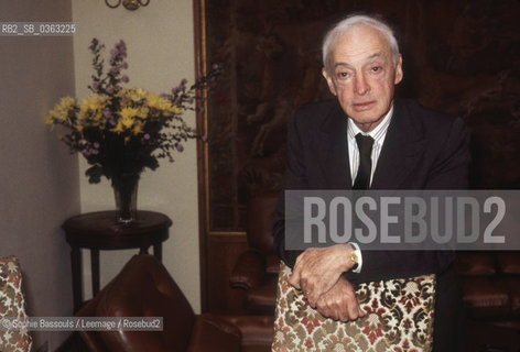 28 Sep 1982, Chicago, Illinois, USA --- Writer Saul Bellow  ©Sophie Bassouls/Leemage/Rosebud2