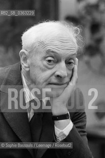 28 Sep 1982, Probably USA --- Writer Saul Bellow  ©Sophie Bassouls/Leemage/Rosebud2