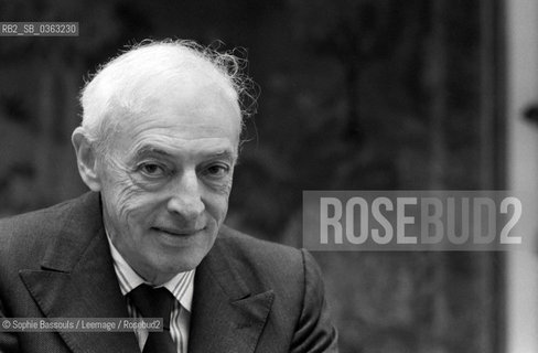 28 Sep 1982, Probably USA --- Writer Saul Bellow  ©Sophie Bassouls/Leemage/Rosebud2