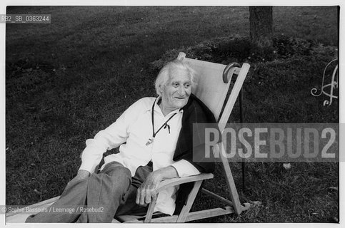 Portrait of Emmanuel Berl, le 20 aout 1975  ©Sophie Bassouls/Leemage/Rosebud2