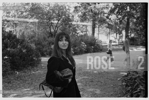 Portrait of Raphaelle Billetdoux, le 8 octobre 1976  ©Sophie Bassouls/Leemage/Rosebud2