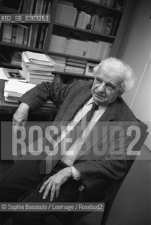 Portrait of Yves Bonnefoy le 10 decembre 1998  ©Sophie Bassouls/Leemage/Rosebud2