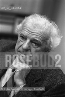 Portrait of Yves Bonnefoy le 10 decembre 1998  ©Sophie Bassouls/Leemage/Rosebud2