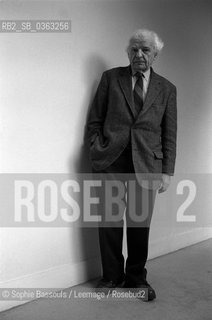 Portrait of Yves Bonnefoy le 10 decembre 1998  ©Sophie Bassouls/Leemage/Rosebud2