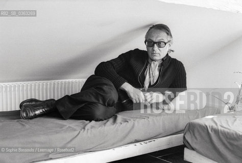 Portrait of Pierre Bourgeade, le 21 octobre 1987  ©Sophie Bassouls/Leemage/Rosebud2