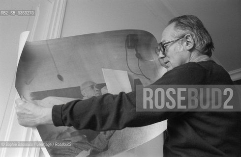 Portrait of Pierre Bourgeade, le 21 octobre 1987  ©Sophie Bassouls/Leemage/Rosebud2