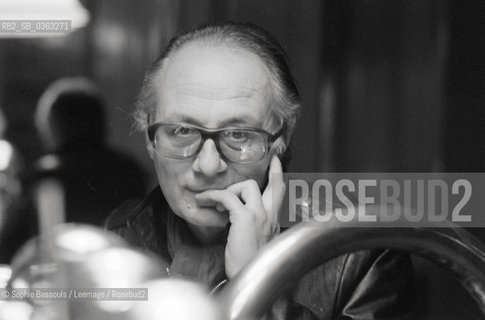 Portrait of Pierre Bourgeade, le 21 octobre 1987  ©Sophie Bassouls/Leemage/Rosebud2