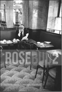 Portrait of Pierre Bourgeade, le 21 octobre 1987  ©Sophie Bassouls/Leemage/Rosebud2