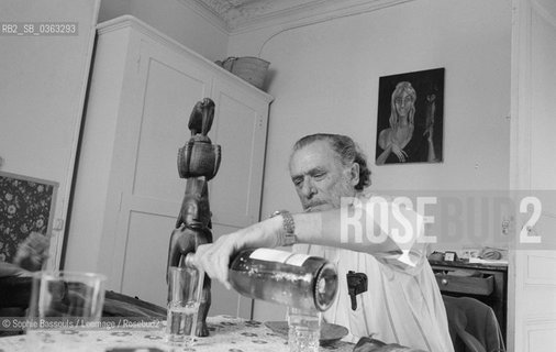 Portrait of Charles Bukowski, le 9 septembre 1978, San Pedro, Los Angeles, California, USA  ©Sophie Bassouls/Leemage/Rosebud2