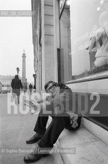 Portrait of Frantz-Andre (Frantz Andre) Burguet, le 22 fevrier 1980, Paris  ©Sophie Bassouls/Leemage/Rosebud2