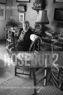 05 Mar 1990, Lucinges --- French Writer Michel Butor at Home  ©Sophie Bassouls/Leemage/Rosebud2