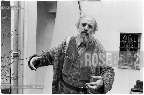 30 Mar 1985 --- Michel Butor  ©Sophie Bassouls/Leemage/Rosebud2