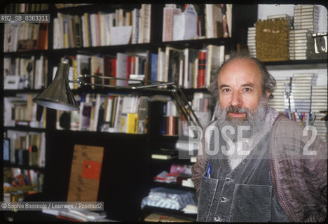 30 Mar 1985 --- Michel Butor  ©Sophie Bassouls/Leemage/Rosebud2