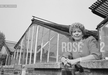 Portrait of Helene Carrere DEncausse at Paris, le 21 septembre 1988  ©Sophie Bassouls/Leemage/Rosebud2