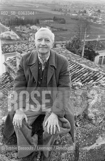 Portrait of Jean Cayrol at Pujols, le 19 decembre 1986  ©Sophie Bassouls/Leemage/Rosebud2