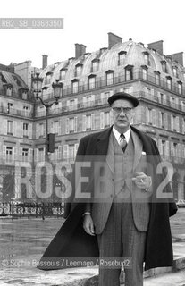 Portrait of Camilo-Jose (Camilo Jose) Cela, le 18 fevrier 1974  ©Sophie Bassouls/Leemage/Rosebud2