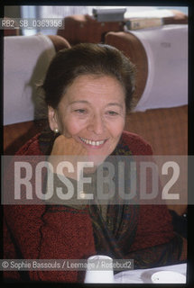 Portrait of Edmonde Charles-Roux (Charles Roux), le 5 octobre 1999  ©Sophie Bassouls/Leemage/Rosebud2