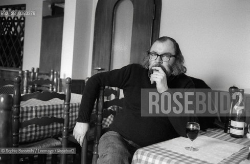 Portrait of Jacques Chessex, le 6 fevrier 1987, Lausanne  ©Sophie Bassouls/Leemage/Rosebud2