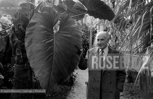 Portrait of Georges-Emmanuel (Georges Emmanuel) Clancier, le 10 mars 1989  ©Sophie Bassouls/Leemage/Rosebud2