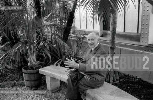 Portrait of Georges-Emmanuel (Georges Emmanuel) Clancier, le 10 mars 1989  ©Sophie Bassouls/Leemage/Rosebud2