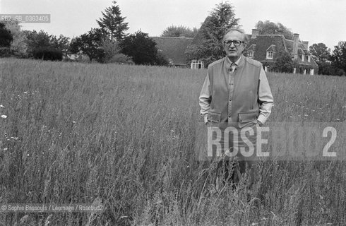 Portrait of Georges Conchon at Home at Montoire-sur-le-Loir, France, le 30 mai 1987  ©Sophie Bassouls/Leemage/Rosebud2