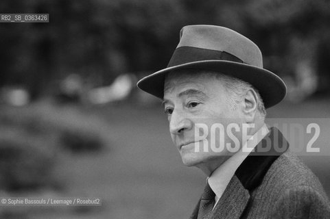 Portrait of Pierre Daninos, le 17 octobre 1984  ©Sophie Bassouls/Leemage/Rosebud2