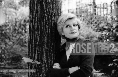 Portrait of Francoise Dorin, le 12 mai 1976  ©Sophie Bassouls/Leemage/Rosebud2