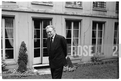 Portrait of Maurice Druon, le 28 janvier 1977  ©Sophie Bassouls/Leemage/Rosebud2