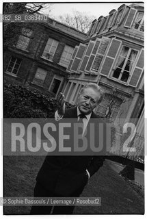 Portrait of Maurice Druon, le 28 janvier 1977  ©Sophie Bassouls/Leemage/Rosebud2