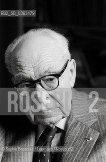 Portrait of Georges Dumezil, le 1 octobre 1985  ©Sophie Bassouls/Leemage/Rosebud2