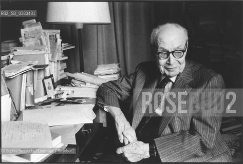 Portrait of Georges Dumezil, le 1 octobre 1985  ©Sophie Bassouls/Leemage/Rosebud2