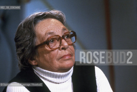 Portrait of Marguerite Duras at Paris, le 28 septembre 1984  ©Sophie Bassouls/Leemage/Rosebud2