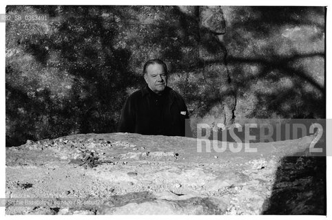 Portrait of Lawrence Durrell, le 19 janvier 1976  ©Sophie Bassouls/Leemage/Rosebud2