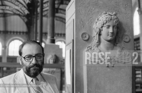 Portrait of Umberto Eco le 26 septembre 1985  ©Sophie Bassouls/Leemage/Rosebud2