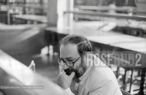 Portrait of Umberto Eco le 26 septembre 1985  ©Sophie Bassouls/Leemage/Rosebud2