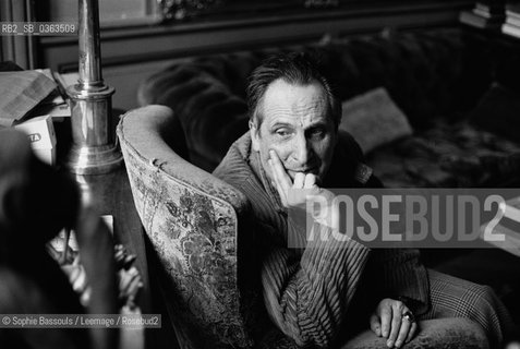 Portrait of Pierre Emmanuel, le 14 janvier 1978  ©Sophie Bassouls/Leemage/Rosebud2