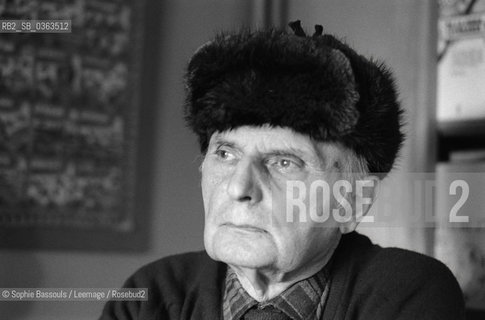 Portrait of Rene Etiemble at Dreux, le 29 janvier 1988  ©Sophie Bassouls/Leemage/Rosebud2