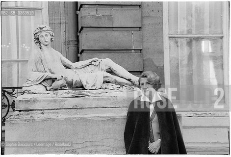 Portrait of Lucie Faure, Wife of Edgar Faure, le 9 janvier 1974  ©Sophie Bassouls/Leemage/Rosebud2