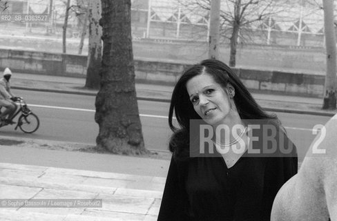 Portrait of Viviane Forrester, le 25 fevrier 1980  ©Sophie Bassouls/Leemage/Rosebud2