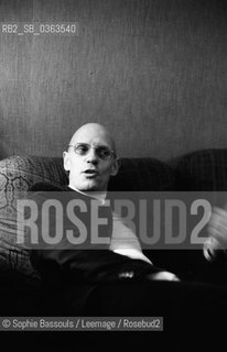 Michel Foucault, 5 mars 1976  ©Sophie Bassouls/Leemage/Rosebud2