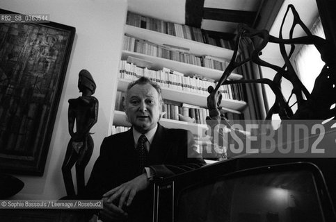 Portrait of Max-Pol (Max Pol) Fouchet, le 15 avril 1976  ©Sophie Bassouls/Leemage/Rosebud2