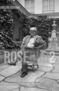 Portrait of Max Frisch le 2 novembre 1981  ©Sophie Bassouls/Leemage/Rosebud2