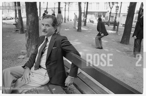 Portrait of Carlos Fuentes, le 30 aout 1979  ©Sophie Bassouls/Leemage/Rosebud2