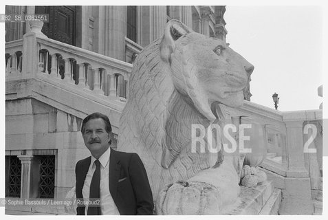 Portrait of Carlos Fuentes, le 30 aout 1979  ©Sophie Bassouls/Leemage/Rosebud2