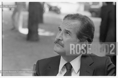 Portrait of Carlos Fuentes, le 30 aout 1979  ©Sophie Bassouls/Leemage/Rosebud2