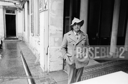 Portrait of Romain Gary (1914-1980) - original surname Kacew, also wrote as Emile Ajar, le 12 janvier 1978  ©Sophie Bassouls/Leemage/Rosebud2