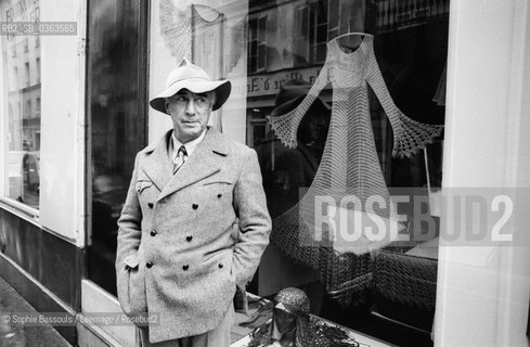 Portrait of Romain Gary (1914-1980) - original surname Kacew, also wrote as Emile Ajar, le 12 janvier 1978  ©Sophie Bassouls/Leemage/Rosebud2